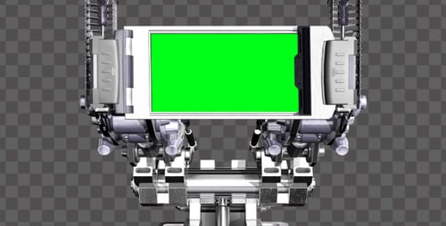 Futuristic Robotic Screen Reveal Animation