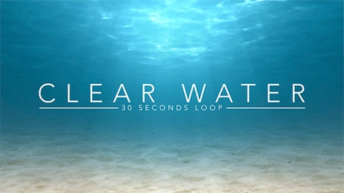 Clear Water Underwater Motion Background