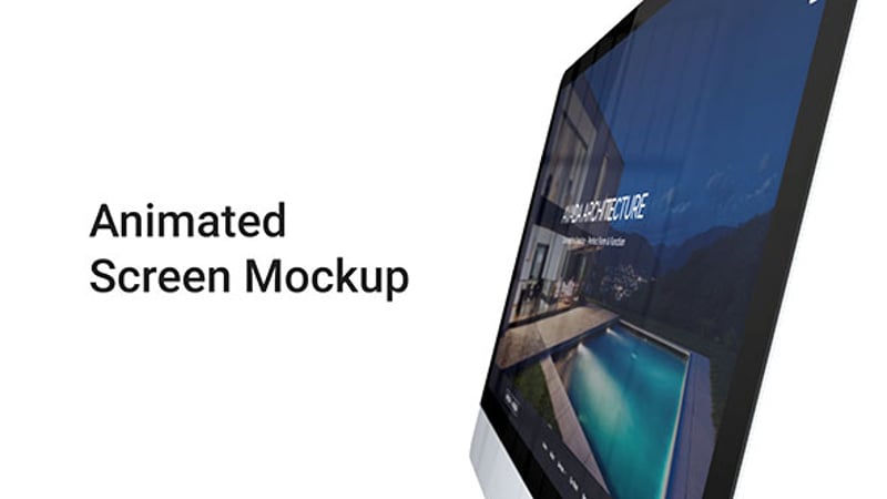 Dynamic Screen Mockup Presentation for Websites and Apps, Product Promo ...