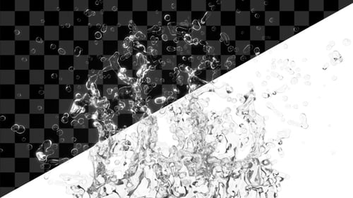 Dynamic Liquid Splash Reveal Transition