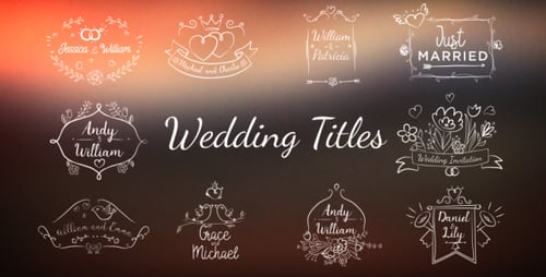 Títulos de boda/románticos