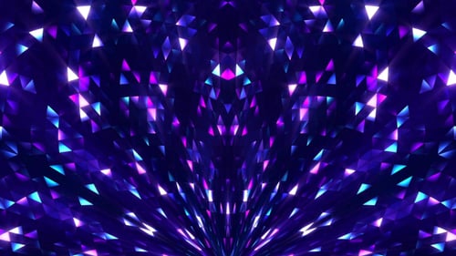 Abstract Geometric Light Tunnel Pattern Loop Background