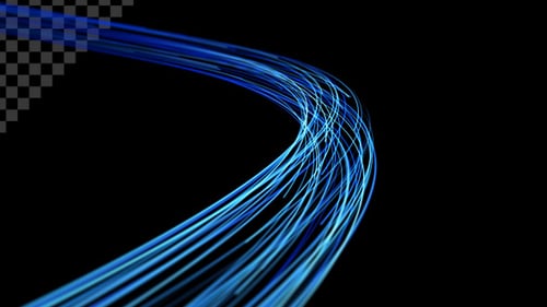Optical Fibre Communication Signals Transparent 4K