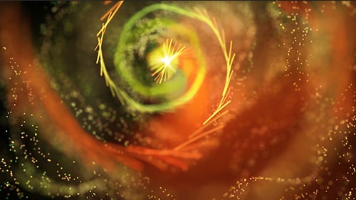 New Gold Light Background Loop