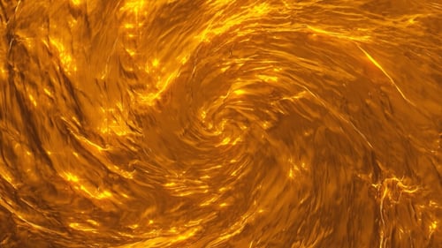 Shiny Gold Fluid Vortex Looping Background