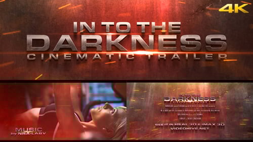 Dynamic Metallic Title Reveal for Film Trailers