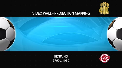Fußball-Hintergrund Videowand