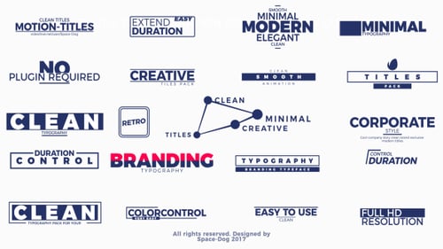 Clean Motion Titles