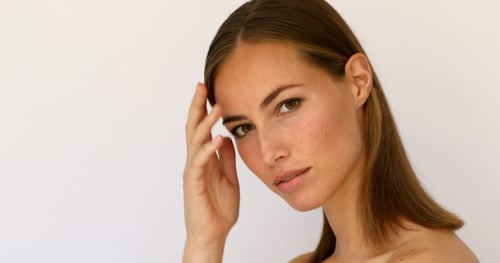 Attractive Woman Posing for Beauty Shoot