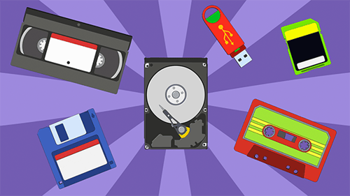 6 Animated Icons Storage and Bonus 8 BG