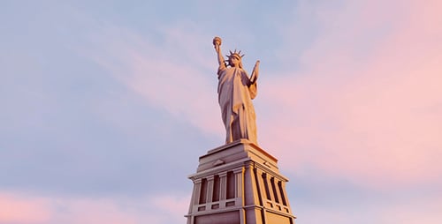 Statue Of Liberty Against The Sky