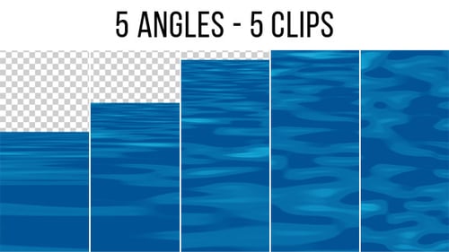 Estilo dibujos animados de olas de agua