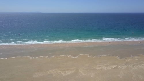 Water of Ocean Washing Sands