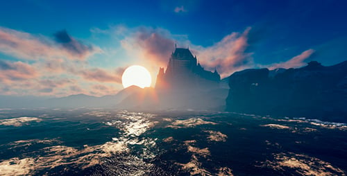 Castillo al atardecer