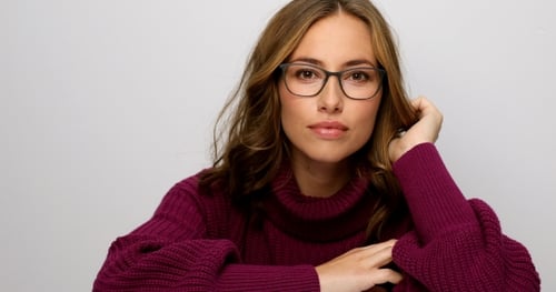 Brunette Beauty with Glasses