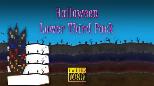Tercer paquete inferior de Halloween