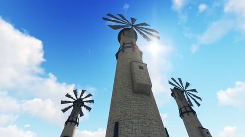Windmills and TimeLapse Clouds