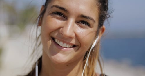 Beautiful Young Girl in Sunlight