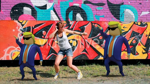 3D Donald Trump Dancing