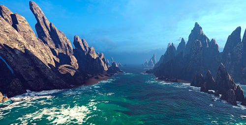 Landschaft am Meer