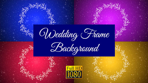 Fondo de marco de boda