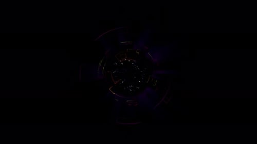 High-Tech Geometric Intro Reveal Animation