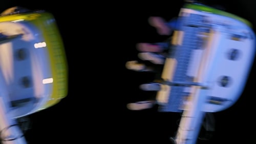 Happy Beautiful Day in Amusement Park