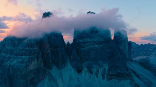 National Nature Park Tre Cime In the Dolomites Alps