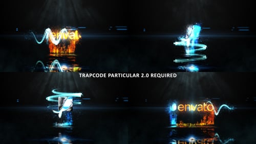 Glowing Particle Logo Reveal 27
