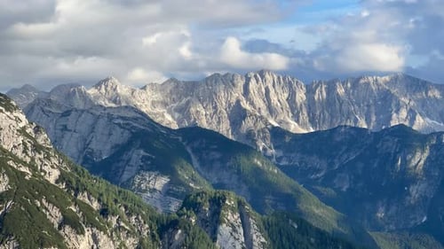 Clouds and Mountain Timelapse