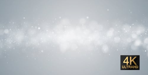 White Abstract Motion Particles