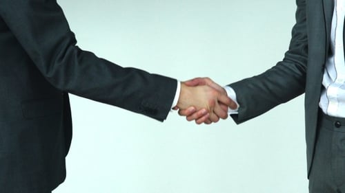 Two Business Men Shaking Hands