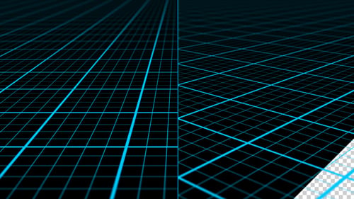Abstract Sci-Fi Grid Animation Pack for Backgrounds