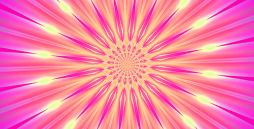Vibrant Abstract Starburst Pattern Loop Motion Background