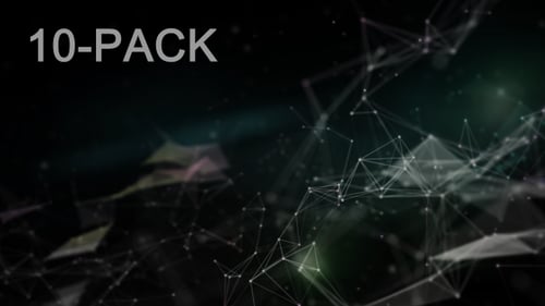 Abstract Plexus Network Technology Animated Background
