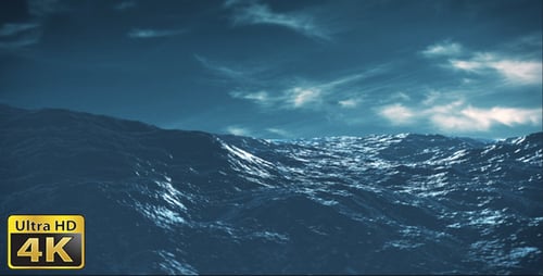 Stürmischer Ozean 4K