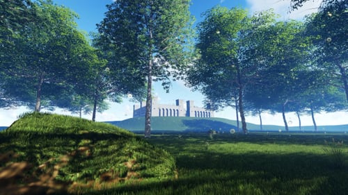 3D Graphics Fantastic Castle