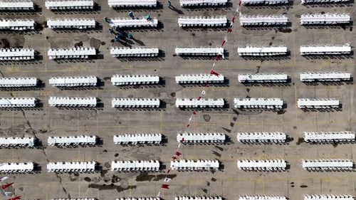 Wedding preparation aerial view Turkey Alanya 4 K