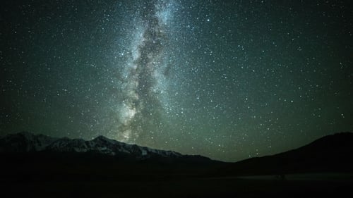 Sterne, Himmel, rotierender Weltraum, Astrofotografie