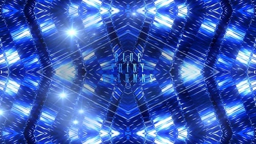 Blue Shiny Columns
