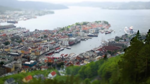 Bergen Is a City and Municipality in Hordaland on the West Coast of Norway