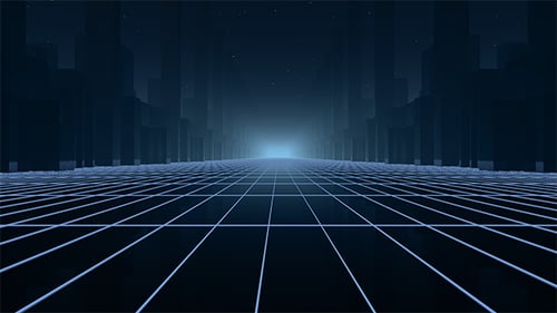 Fantastic city of the 80s