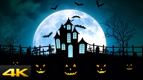 Halloween Castle Cemetery