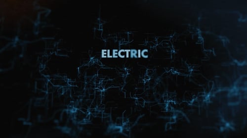 Dynamic Electric Glitch Logo Reveal Intro