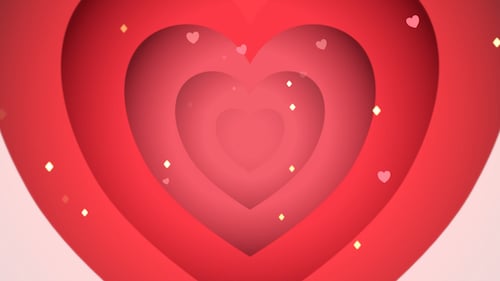 Toon Heart Hintergrund