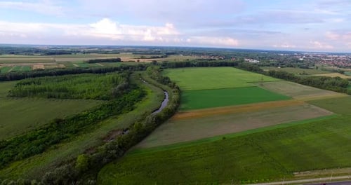Drone Shot Countryside