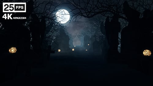 Halloween Grave 4K