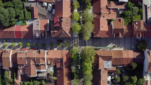 Aerial View of Podgorica Capital City of Montenegro