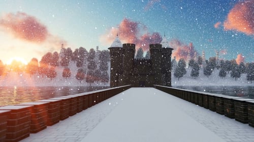 Front View of Castle