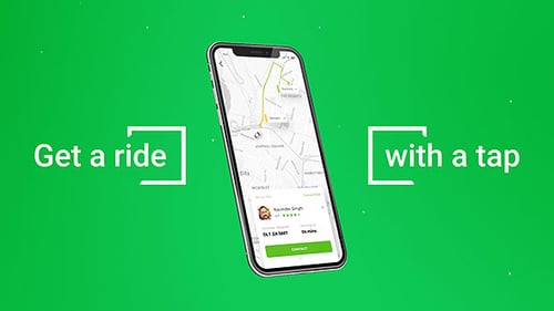 Modern Mobile App Promo for Ride Sharing Service